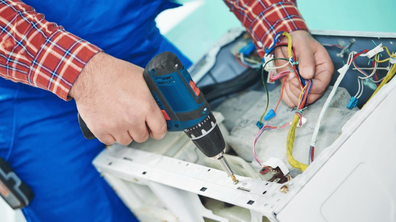 Kızılcahamam Viessmann Viessmann çamaşır makinesi kart tamiri – Su almama arızası orijinal parça ile giderildi. - Teknik servis örneği